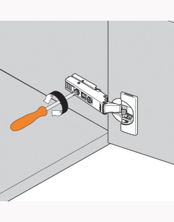 Blum 110° full overlay CLIP Top BLUMOTION hinge soft-close screw-on (71B3550) 