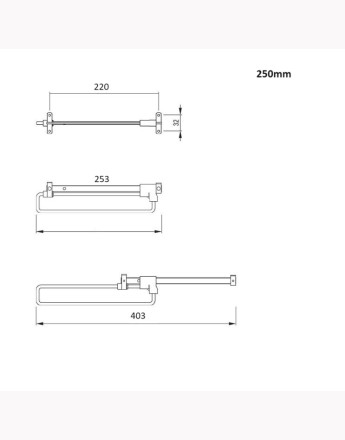 Pull-out clothes hanger - standard