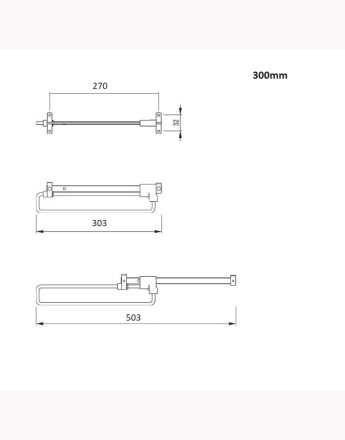 Pull-out clothes hanger - standard