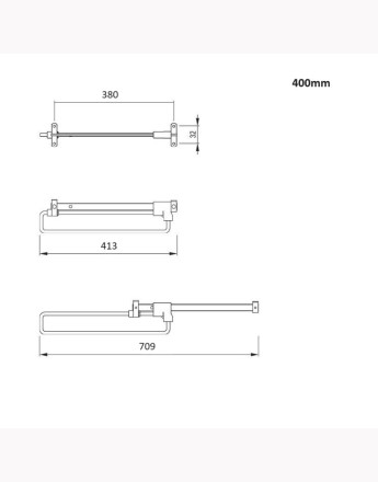 Pull-out clothes hanger - standard