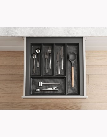 MAX - new, sturdy cutlery tray - allow the cutting of edges - size: 400mm-900mm, graphite